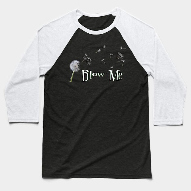 Blow Me Baseball T-Shirt by RainingSpiders